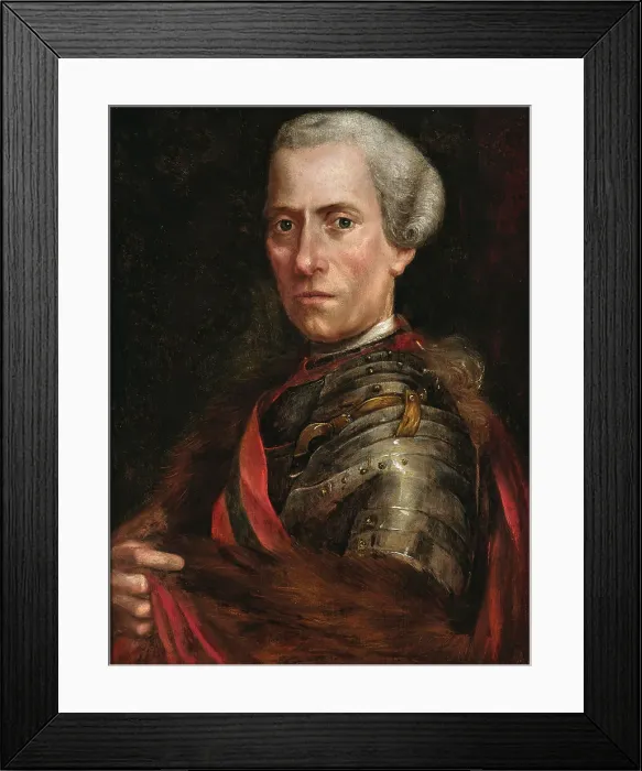 Framed Print : Portrait of Field Marshal Baron Ernst Gideon von Laudon (1717-1790), c1780. Creator: Anonymous () Framed Print : Portrait of Field Marshal Baron Ernst Gideon von Laudon (1717-1790), c1780. Creator: Anonymous ()