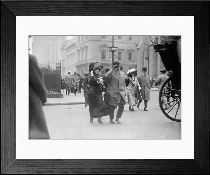 Framed Print : Easter on 5th Ave. N.Y.C. between c1910 and c1915. Creator: Bain News Service Framed Print : Easter on 5th Ave. N.Y.C. between c1910 and c1915. Creator: Bain News Service