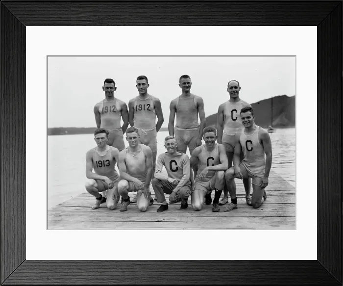 Framed Print : Cornell Varsity, 1911. Creator: Bain News Service Framed Print : Cornell Varsity, 1911. Creator: Bain News Service