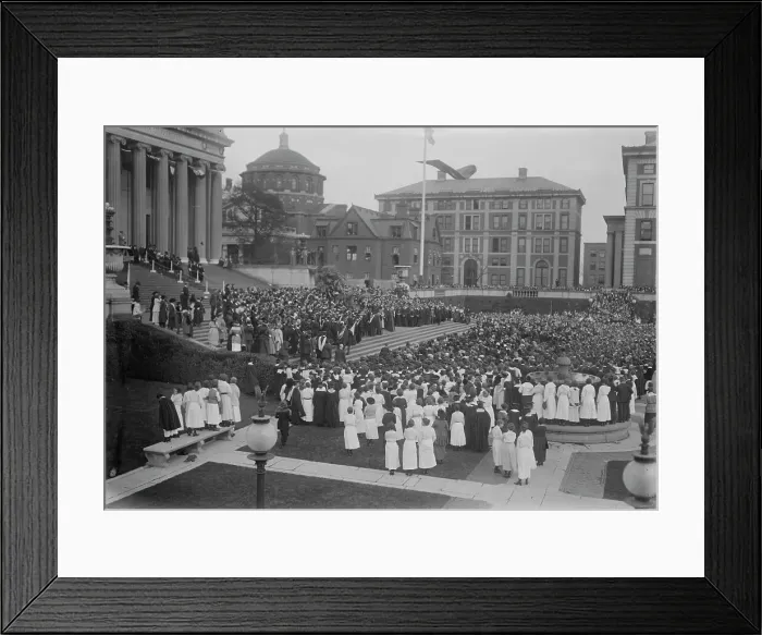 Framed Print : Mercier at Columbia University, 1919. Creator: Bain News Service Framed Print : Mercier at Columbia University, 1919. Creator: Bain News Service
