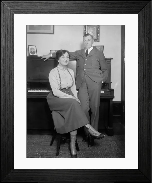 Framed Print : Ottokar Marak & wife Marie Cavan, between c1915 and c1920. Creator: Bain News Service Framed Print : Ottokar Marak & wife Marie Cavan, between c1915 and c1920. Creator: Bain News Service