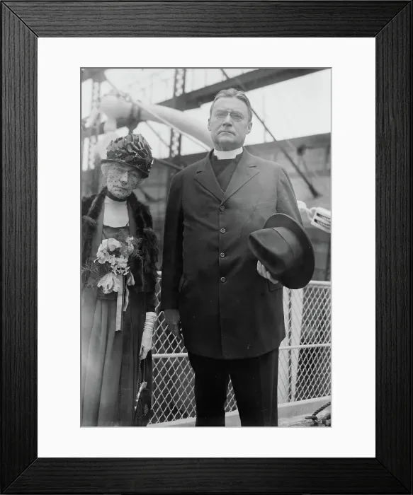 Framed Print : Bishop Burch & wife, between c1915 and c1920. Creator: Bain News Service Framed Print : Bishop Burch & wife, between c1915 and c1920. Creator: Bain News Service