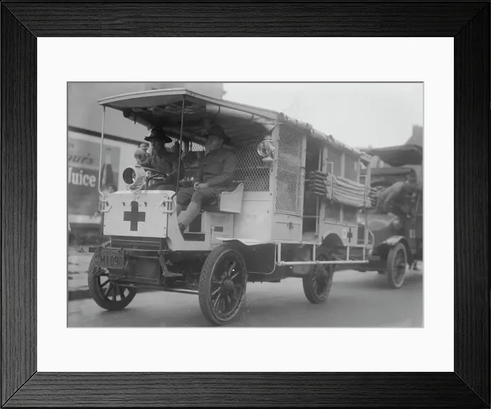 Framed Print : Red Cross Auto N.G. S.N.Y. between c1910 and c1915. Creator: Bain News Service