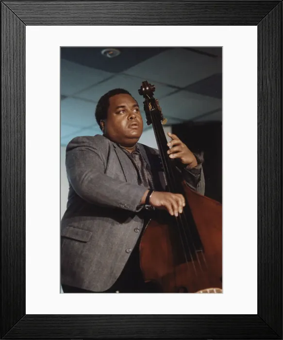 Framed Print : Ray Drummond, Jazz Inn Party, Nordwijk, Netherlands, 1989. Creator: Brian Foskett Framed Print : Ray Drummond, Jazz Inn Party, Nordwijk, Netherlands, 1989. Creator: Brian Foskett