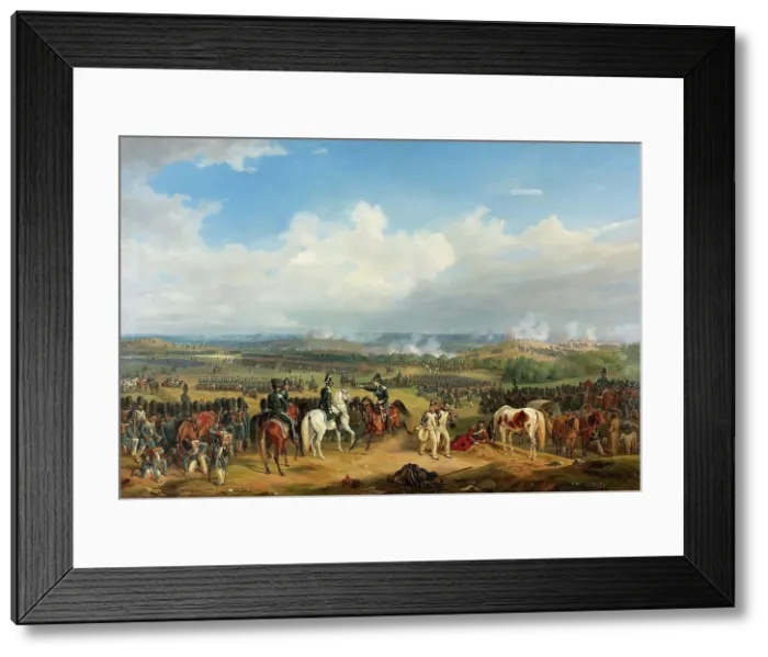 Framed Print : The Battle near Vitebsk on July 27th, 1812, 1840s. Creator: Adam; Albrecht (1786-1862)