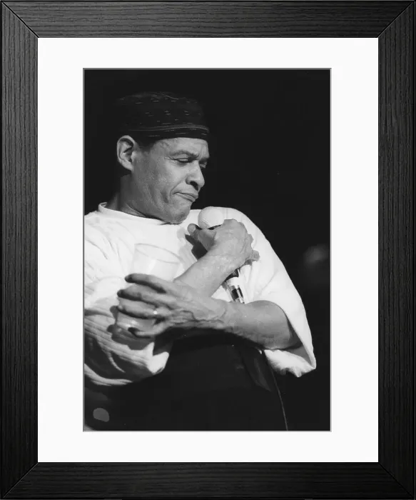 Framed Print : Al Jarreau, Maastricht Music Nights, Netherlands, 1996. Creator: Brian Foskett Framed Print : Al Jarreau, Maastricht Music Nights, Netherlands, 1996. Creator: Brian Foskett