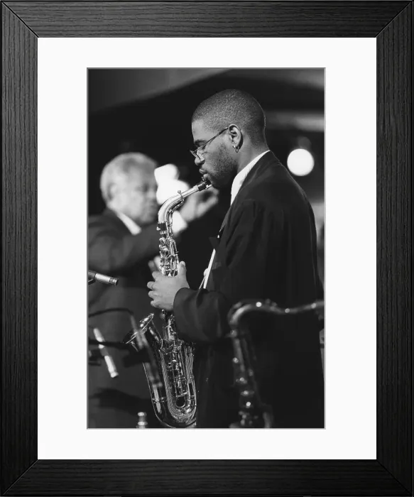 Framed Print : Antonio Hart, North Sea Jazz Festival, Netherlands, 1993. Creator: Brian Foskett Framed Print : Antonio Hart, North Sea Jazz Festival, Netherlands, 1993. Creator: Brian Foskett