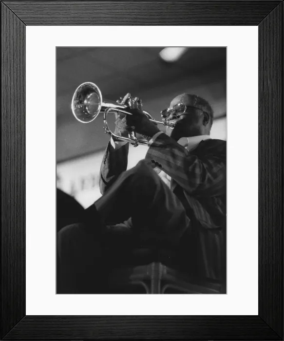 Framed Print : Clark Terry, The March of Jazz, Clearwater Beach, Florida, 2000. Creator: Brian Foskett Framed Print : Clark Terry, The March of Jazz, Clearwater Beach, Florida, 2000. Creator: Brian Foskett