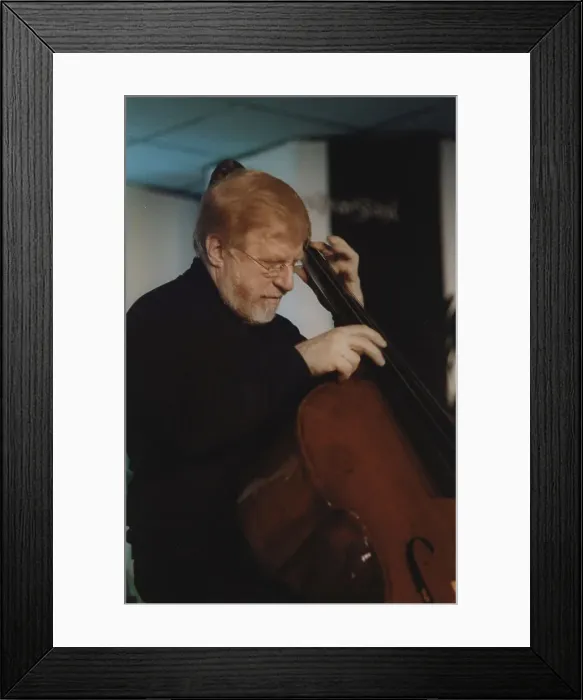 Framed Print : Red Mitchell, Jazz Inn Party, Nordwijk, Netherlands, 1989. Creator: Brian Foskett Framed Print : Red Mitchell, Jazz Inn Party, Nordwijk, Netherlands, 1989. Creator: Brian Foskett
