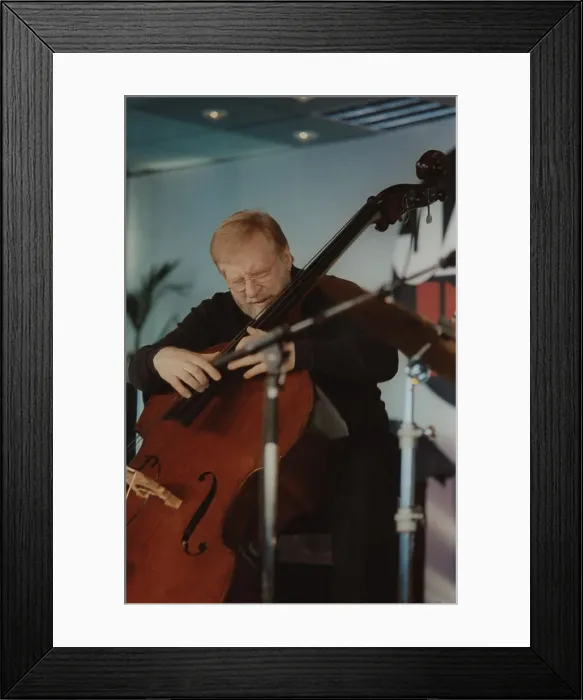 Framed Print : Red Mitchell, Jazz Inn Party, Nordwijk, Netherlands, 1989. Creator: Brian Foskett Framed Print : Red Mitchell, Jazz Inn Party, Nordwijk, Netherlands, 1989. Creator: Brian Foskett