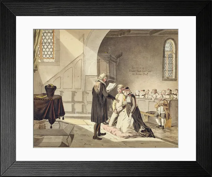 Framed Print : The wedding in the canton of Bern. Creator: König; Franz Niklaus (1765-1832) Framed Print : The wedding in the canton of Bern. Creator: König; Franz Niklaus (1765-1832)