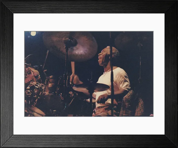 Framed Print : Art Blakey, Cambridge Jazz Festival, 1988. Creator: Brian Foskett Framed Print : Art Blakey, Cambridge Jazz Festival, 1988. Creator: Brian Foskett