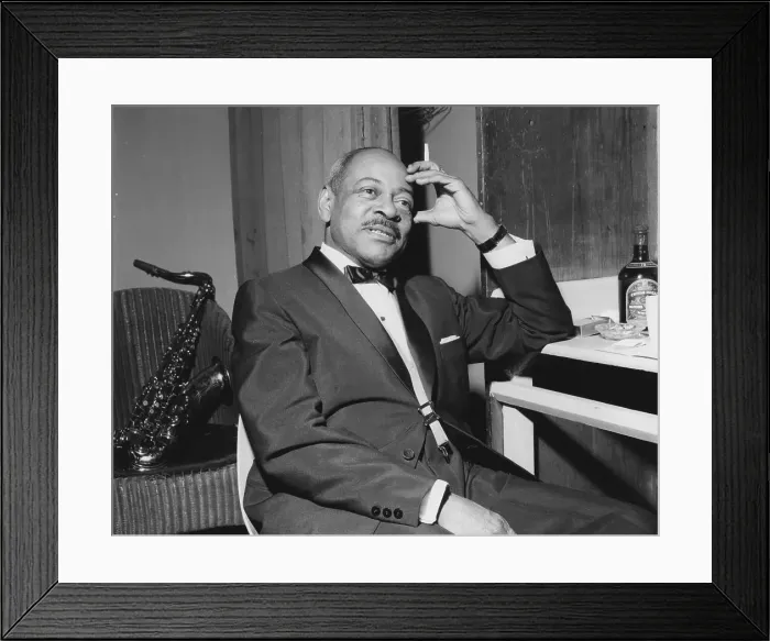 Framed Print : Coleman Hawkins, Jazz at the Philharmonic, London, 1962. Creator: Brian Foskett Framed Print : Coleman Hawkins, Jazz at the Philharmonic, London, 1962. Creator: Brian Foskett