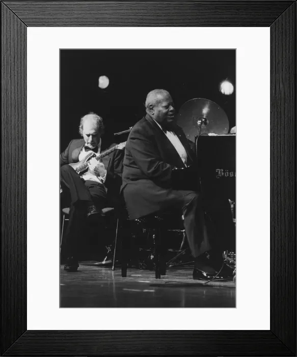 Framed Print : Oscar Peterson, North Sea Jazz Festival, Netherlands, 1995. Creator: Brian Foskett Framed Print : Oscar Peterson, North Sea Jazz Festival, Netherlands, 1995. Creator: Brian Foskett