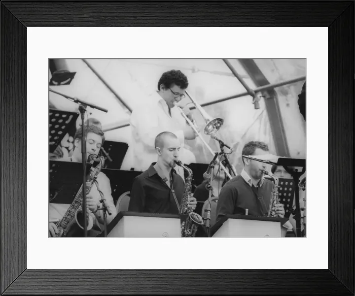 Framed Print : Oxford University Big Band, North Sea Jazz Festival, Rotterdam, Netherlands, 2009. Creator: Brian Foskett Framed Print : Oxford University Big Band, North Sea Jazz Festival, Rotterdam, Netherlands, 2009. Creator: Brian Foskett