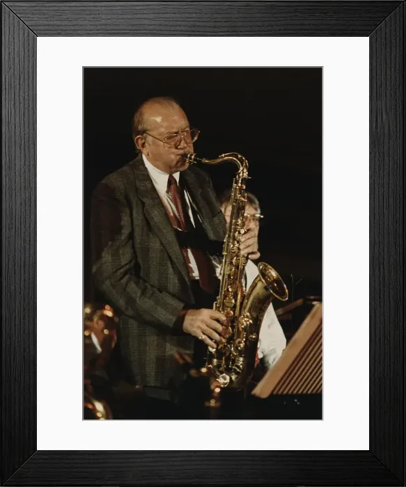 Framed Print : Bob Cooper, North Sea Jazz Festival, The Hague, Netherlands, 1991. Creator: Brian Foskett Framed Print : Bob Cooper, North Sea Jazz Festival, The Hague, Netherlands, 1991. Creator: Brian Foskett