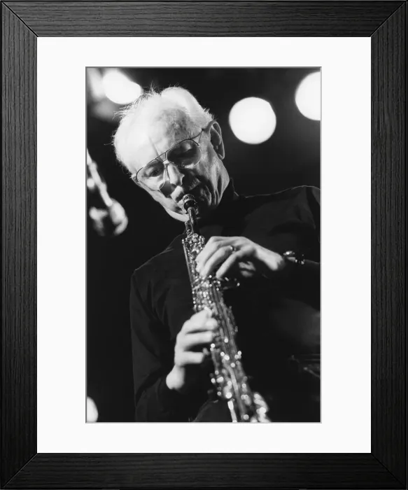 Framed Print : Jimmy Guiffre, The Junction, Cambridge, 1992. Creator: Brian Foskett Framed Print : Jimmy Guiffre, The Junction, Cambridge, 1992. Creator: Brian Foskett