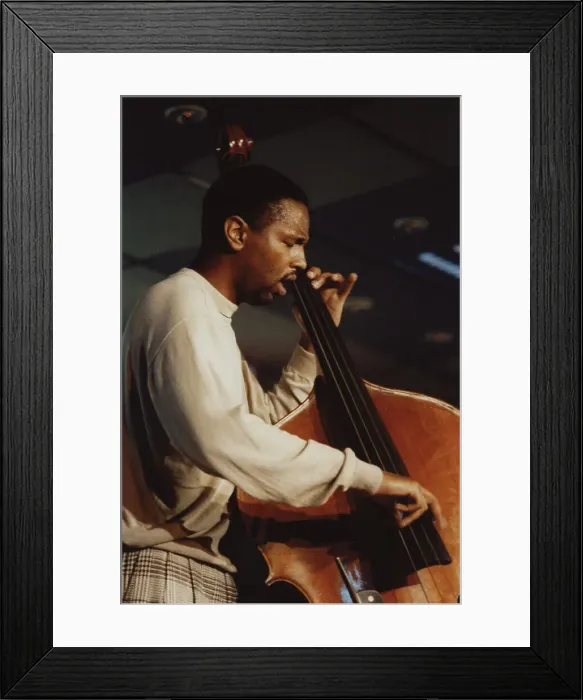 Framed Print : Bob Hurst, Jazz Inn Party, Nordwijk, Netherlands, 1989. Creator: Brian Foskett Framed Print : Bob Hurst, Jazz Inn Party, Nordwijk, Netherlands, 1989. Creator: Brian Foskett