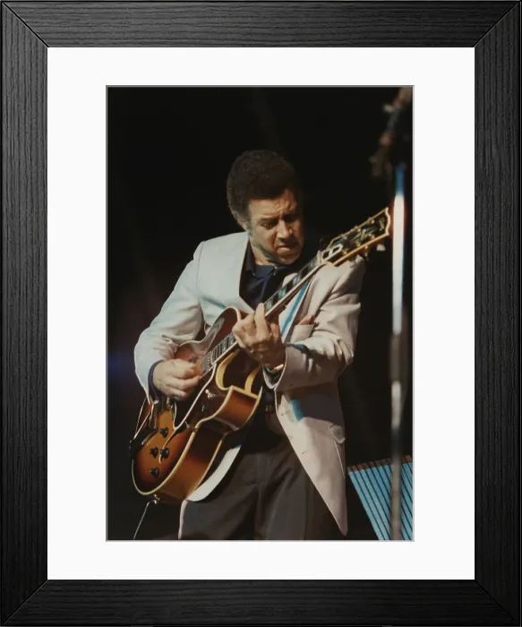 Framed Print : Kenny Burrell, North Sea Jazz Festival, 1999. Creator: Brian Foskett Framed Print : Kenny Burrell, North Sea Jazz Festival, 1999. Creator: Brian Foskett