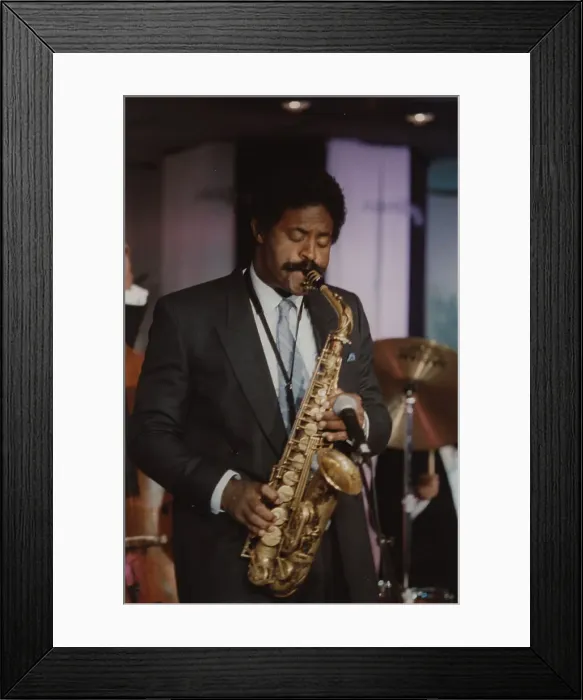 Framed Print : Charles McPherson, Jazz Inn Party, Nordwijk, Netherlands, 1989. Creator: Brian Foskett Framed Print : Charles McPherson, Jazz Inn Party, Nordwijk, Netherlands, 1989. Creator: Brian Foskett