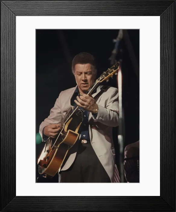 Framed Print : Kenny Burrell, North Sea Jazz Festival, 1999. Creator: Brian Foskett Framed Print : Kenny Burrell, North Sea Jazz Festival, 1999. Creator: Brian Foskett