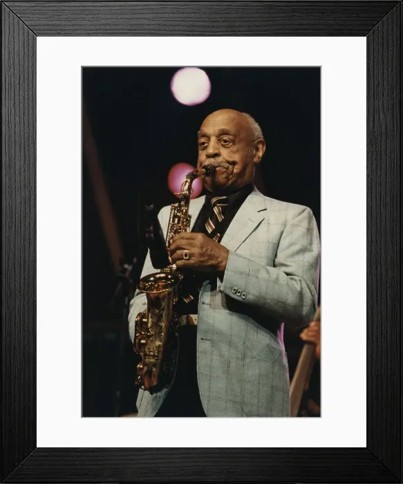 Framed Print : Benny Carter, Benny Carter's Swing America, North Sea Jazz Festival, Netherlands, 1991. Creator: Brian Foskett Framed Print : Benny Carter, Benny Carter's Swing America, North Sea Jazz Festival, Netherlands, 1991. Creator: Brian Foskett