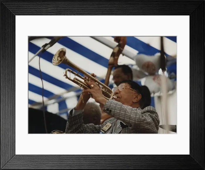 Framed Print : Doc Cheatham, Edinburgh Jazz Festival, 1988. Creator: Brian Foskett Framed Print : Doc Cheatham, Edinburgh Jazz Festival, 1988. Creator: Brian Foskett