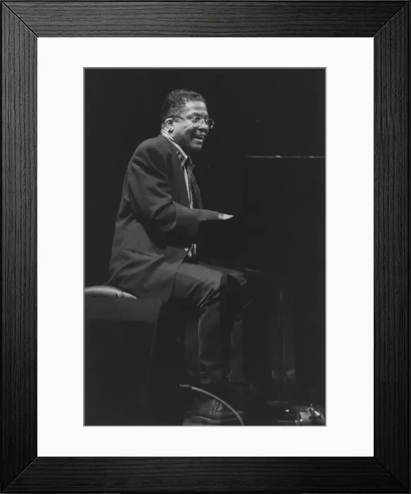 Framed Print : Herbie Hancock, Grand, Clapham, London, 1995. Creator: Brian Foskett Framed Print : Herbie Hancock, Grand, Clapham, London, 1995. Creator: Brian Foskett