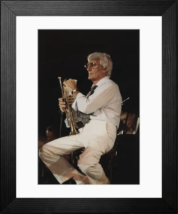 Framed Print : Conte Candoli, North Sea Jazz Festival, The Hague, Netherlands, 1991. Creator: Brian Foskett Framed Print : Conte Candoli, North Sea Jazz Festival, The Hague, Netherlands, 1991. Creator: Brian Foskett