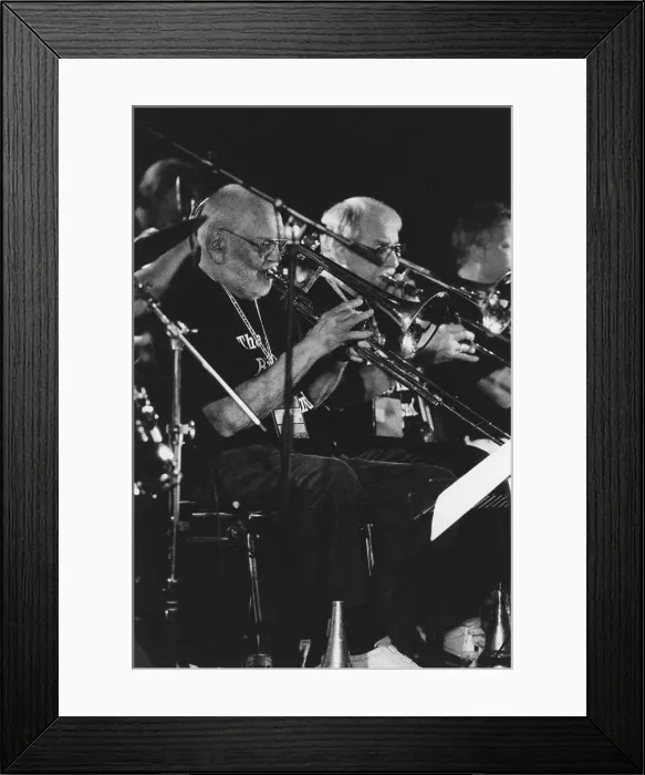 Framed Print : Bob Enevoldsen, c1999. Creator: Brian Foskett Framed Print : Bob Enevoldsen, c1999. Creator: Brian Foskett