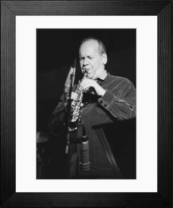 Framed Print : Steve Lacy, c1994. Creator: Brian Foskett Framed Print : Steve Lacy, c1994. Creator: Brian Foskett