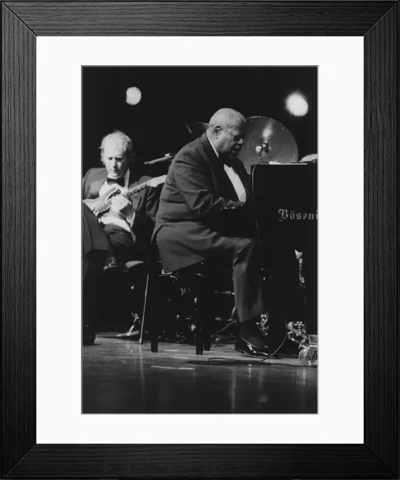 Framed Print : Oscar Peterson, North Sea Jazz Festival, Netherlands, 1995. Creator: Brian Foskett Framed Print : Oscar Peterson, North Sea Jazz Festival, Netherlands, 1995. Creator: Brian Foskett