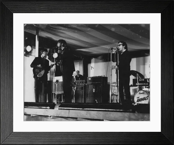 Framed Print : The Animals, Richmond Jazz Festival, London, 1965. Creator: Brian Foskett Framed Print : The Animals, Richmond Jazz Festival, London, 1965. Creator: Brian Foskett
