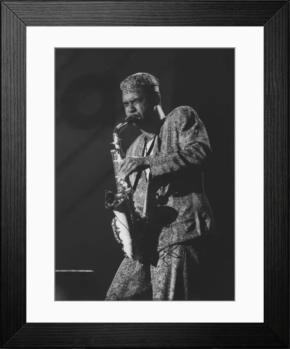 Framed Print : Kenny Garrett, North Sea Jazz Festival, Netherlands, 1991. Creator: Brian Foskett Framed Print : Kenny Garrett, North Sea Jazz Festival, Netherlands, 1991. Creator: Brian Foskett