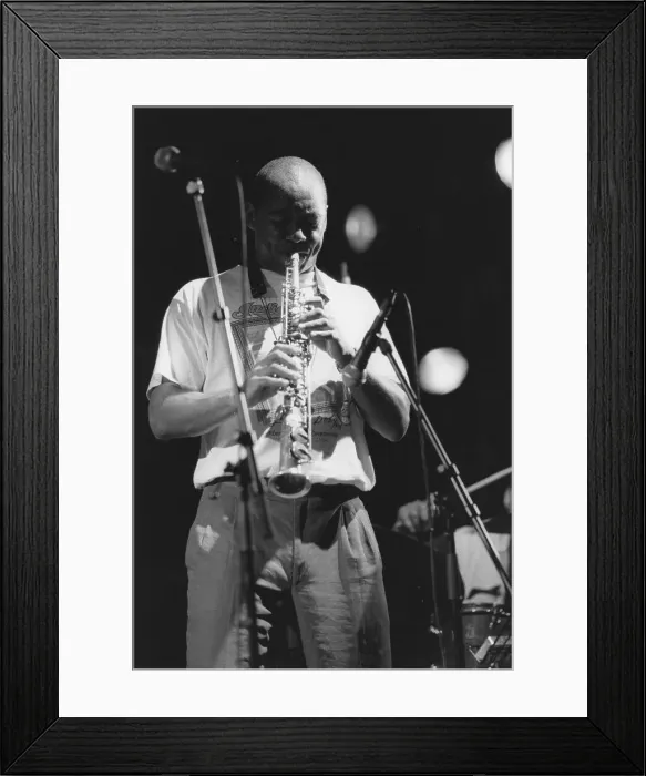 Framed Print : Brandford Marsalis, Brecon Jazz Festival, 1998. Creator: Brian Foskett Framed Print : Brandford Marsalis, Brecon Jazz Festival, 1998. Creator: Brian Foskett