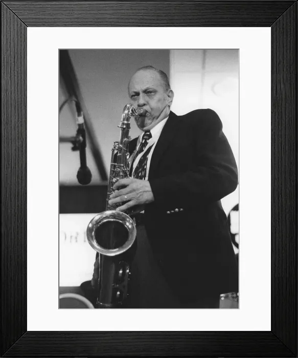 Framed Print : Rick Fay, The March of Jazz, Clearwater Beach, Florida, 1997. Creator: Brian Foskett Framed Print : Rick Fay, The March of Jazz, Clearwater Beach, Florida, 1997. Creator: Brian Foskett