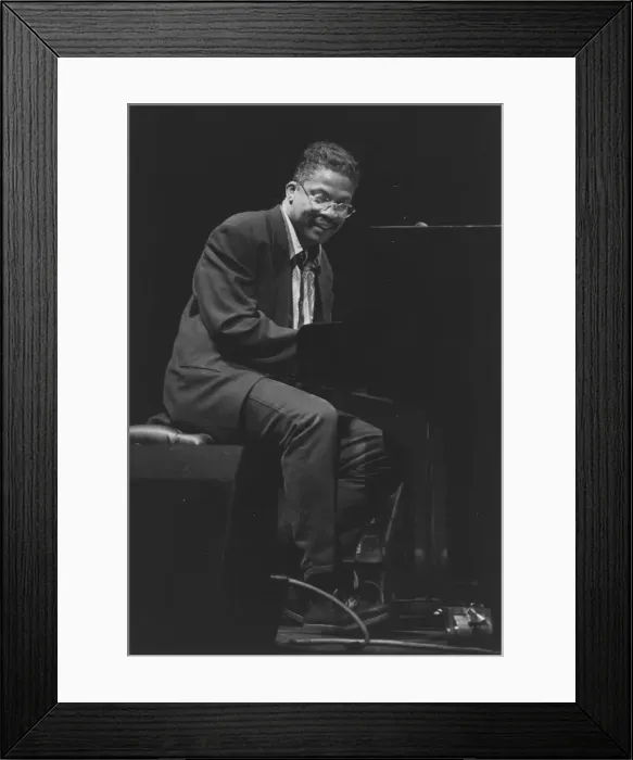 Framed Print : Herbie Hancock, Grand, Clapham, London, 1995. Creator: Brian Foskett