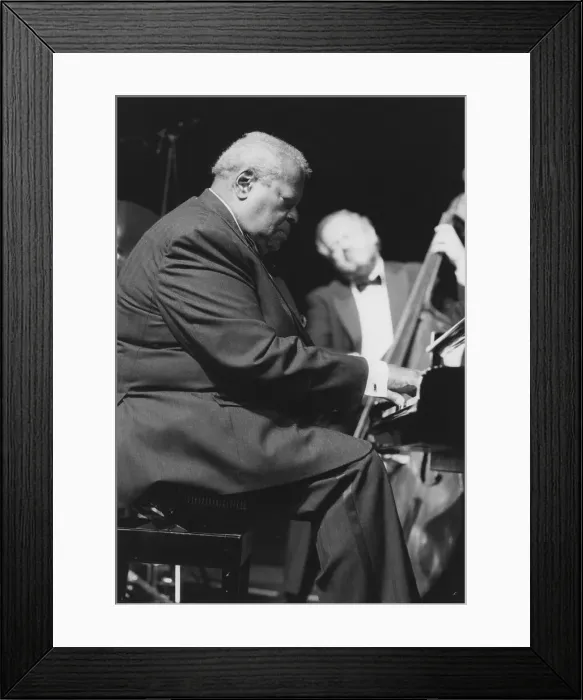 Framed Print : Oscar Peterson, North Sea Jazz Festival, Netherlands, 1995. Creator: Brian Foskett Framed Print : Oscar Peterson, North Sea Jazz Festival, Netherlands, 1995. Creator: Brian Foskett