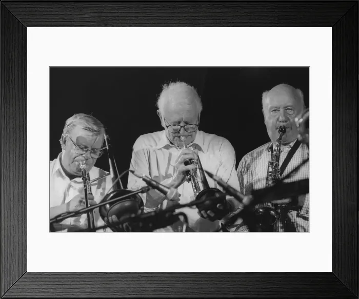 Framed Print : Humphrey Lyttelton and Pete Strange, Brecon Jazz Festival, 1998. Creator: Brian Foskett Framed Print : Humphrey Lyttelton and Pete Strange, Brecon Jazz Festival, 1998. Creator: Brian Foskett