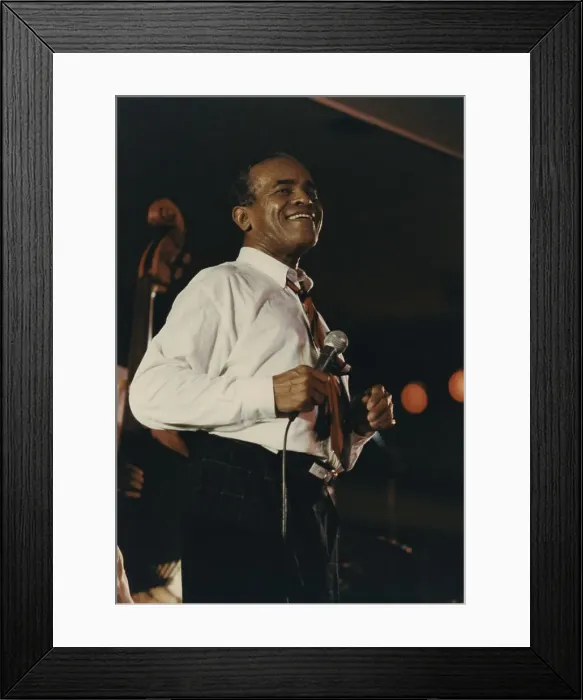 Framed Print : Jon Hendricks, North Sea Jazz Festival, Netherlands, 1991. Creator: Brian Foskett Framed Print : Jon Hendricks, North Sea Jazz Festival, Netherlands, 1991. Creator: Brian Foskett