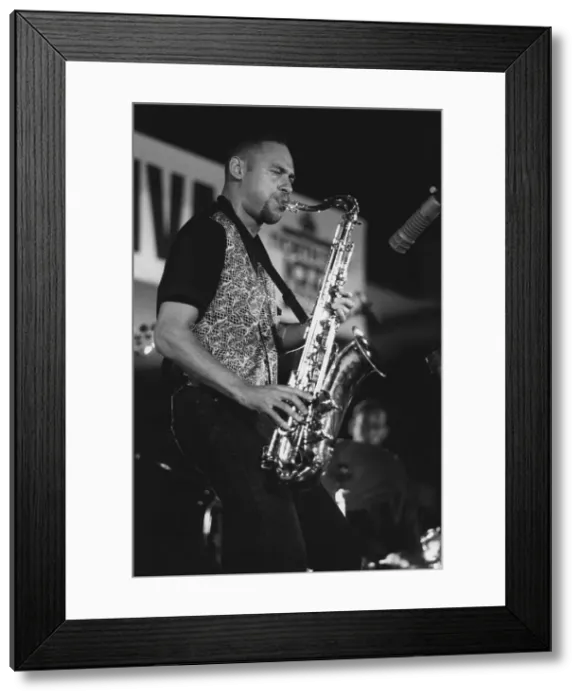Framed Print : Joshua Redman, North Sea Jazz Festival, Netherlands, 1994. Creator: Brian Foskett Framed Print : Joshua Redman, North Sea Jazz Festival, Netherlands, 1994. Creator: Brian Foskett