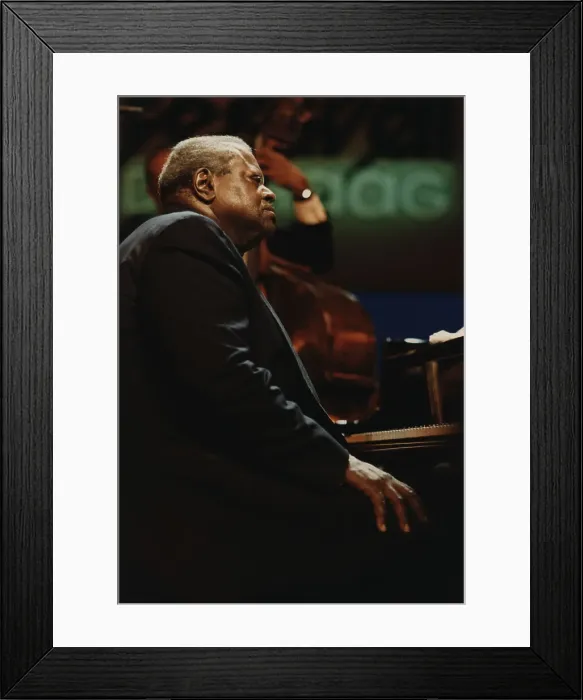 Framed Print : Oscar Peterson, North Sea Jazz Festival, Netherlands, 1991. Creator: Brian Foskett Framed Print : Oscar Peterson, North Sea Jazz Festival, Netherlands, 1991. Creator: Brian Foskett