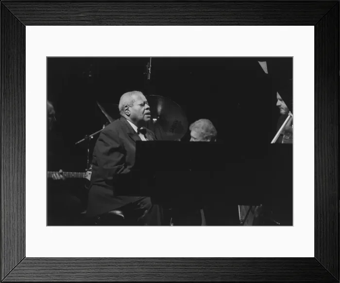 Framed Print : Oscar Peterson, North Sea Jazz Festival, Netherlands, 1995. Creator: Brian Foskett Framed Print : Oscar Peterson, North Sea Jazz Festival, Netherlands, 1995. Creator: Brian Foskett