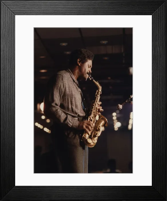 Framed Print : Charles McPherson, Jazz Inn Party, Nordwijk, Netherlands, 1989. Creator: Brian Foskett Framed Print : Charles McPherson, Jazz Inn Party, Nordwijk, Netherlands, 1989. Creator: Brian Foskett