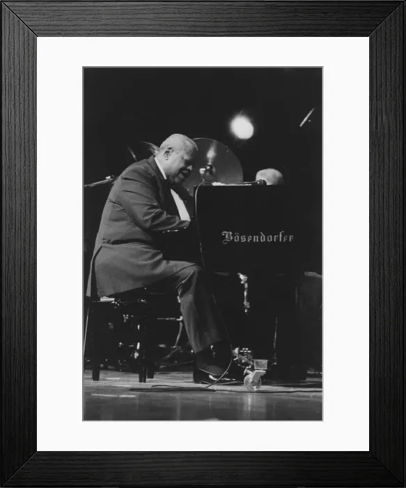 Framed Print : Oscar Peterson, North Sea Jazz Festival, Netherlands, 1995. Creator: Brian Foskett Framed Print : Oscar Peterson, North Sea Jazz Festival, Netherlands, 1995. Creator: Brian Foskett