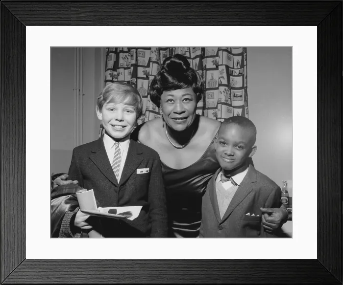 Framed Print : Ella Fitzgerald, Brixton Astoria, London, 1962. Creator: Brian Foskett Framed Print : Ella Fitzgerald, Brixton Astoria, London, 1962. Creator: Brian Foskett