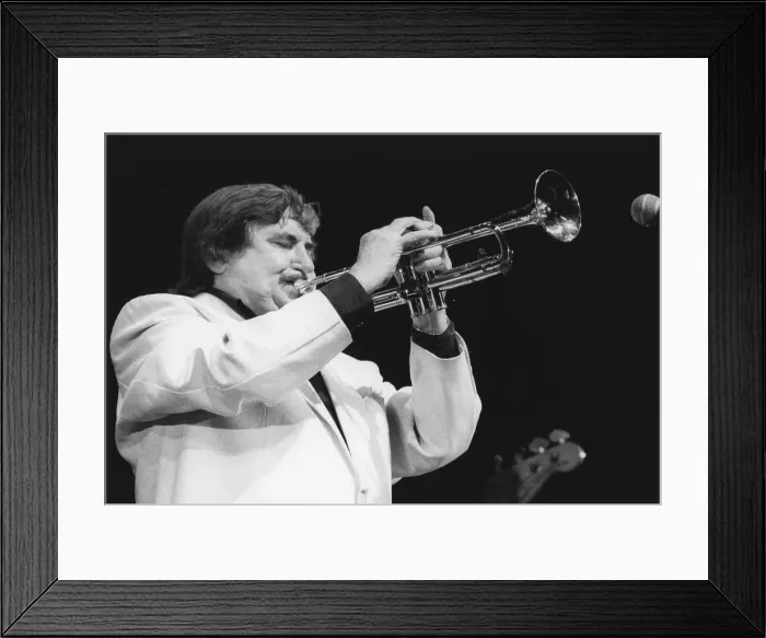 Framed Print : Kenny Ball, Southport Jazz Festival, 2001. Creator: Brian Foskett Framed Print : Kenny Ball, Southport Jazz Festival, 2001. Creator: Brian Foskett