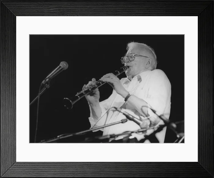 Framed Print : Humphrey Lyttelton and Pete Strange, Brecon Jazz Festival, 1998. Creator: Brian Foskett Framed Print : Humphrey Lyttelton and Pete Strange, Brecon Jazz Festival, 1998. Creator: Brian Foskett