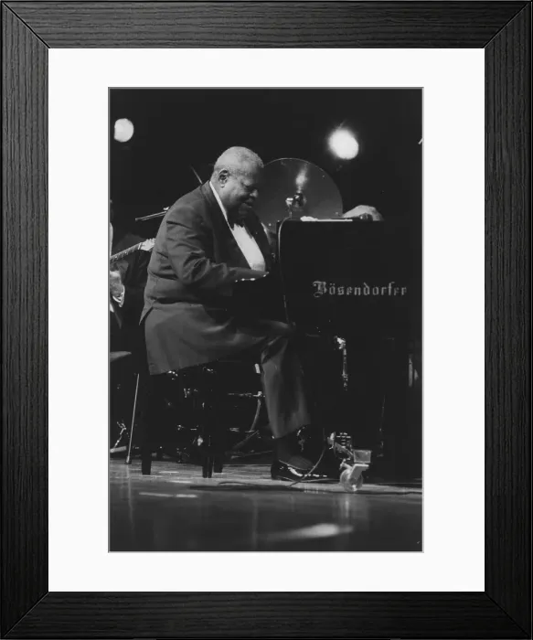 Framed Print : Oscar Peterson, North Sea Jazz Festival, Netherlands, 1995. Creator: Brian Foskett Framed Print : Oscar Peterson, North Sea Jazz Festival, Netherlands, 1995. Creator: Brian Foskett