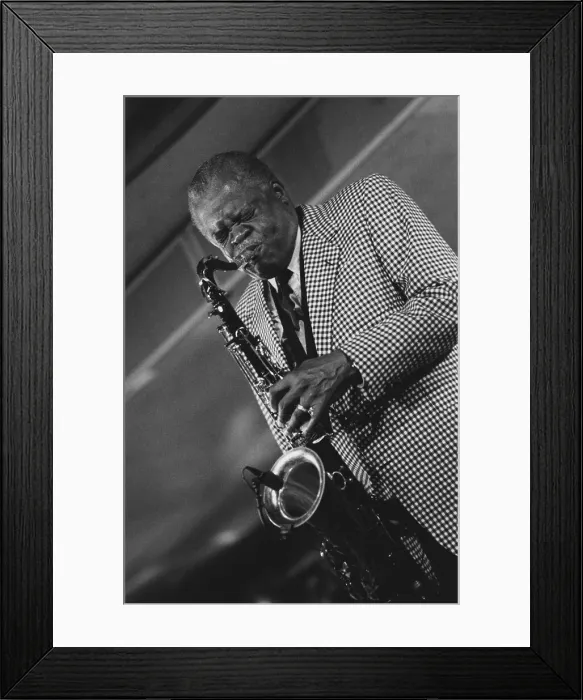 Framed Print : Stanley Turrentine, North Sea Jazz Festival, The Hague, the Netherlands, 1993. Creator: Brian Foskett Framed Print : Stanley Turrentine, North Sea Jazz Festival, The Hague, the Netherlands, 1993. Creator: Brian Foskett